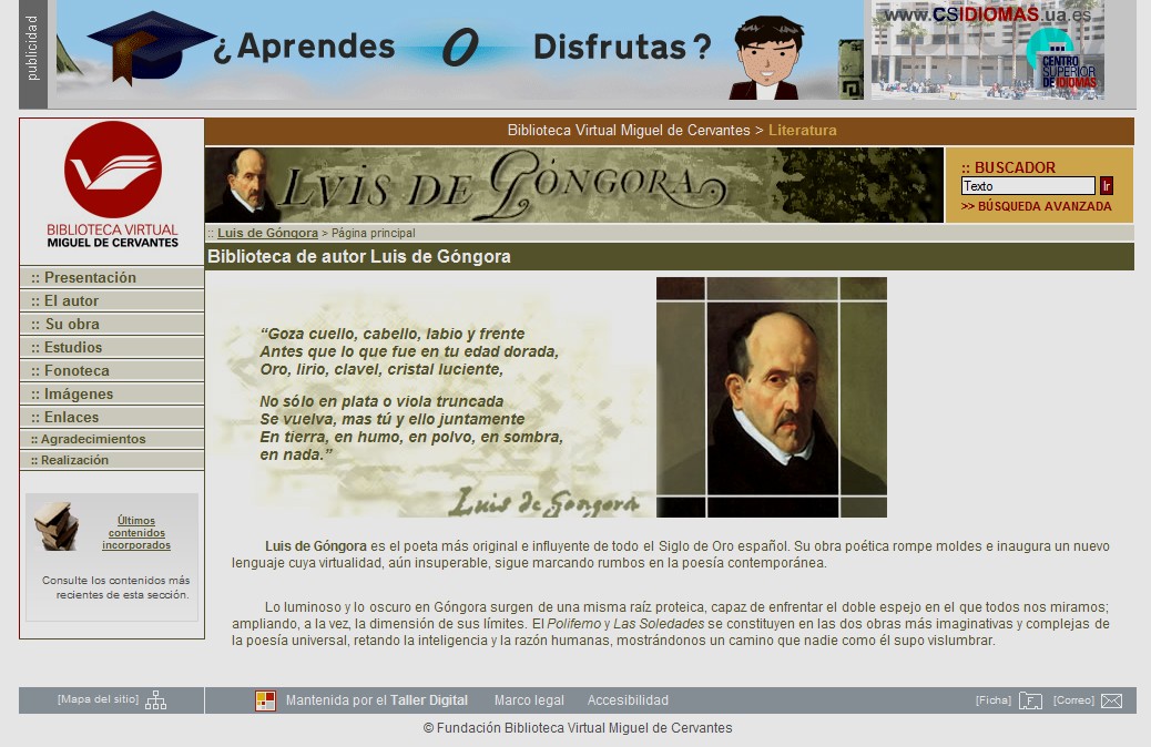 Luis de Góngora | Recurso educativo 35176