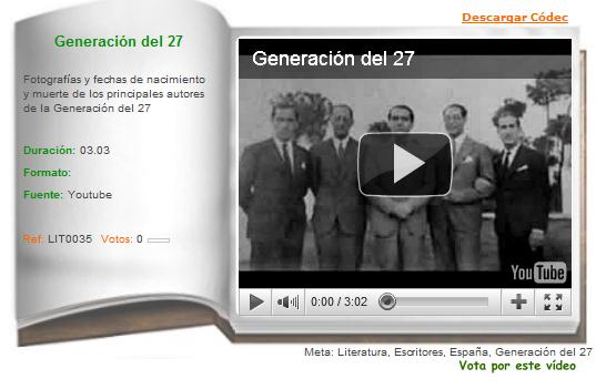 Generación del 27 | Recurso educativo 36354