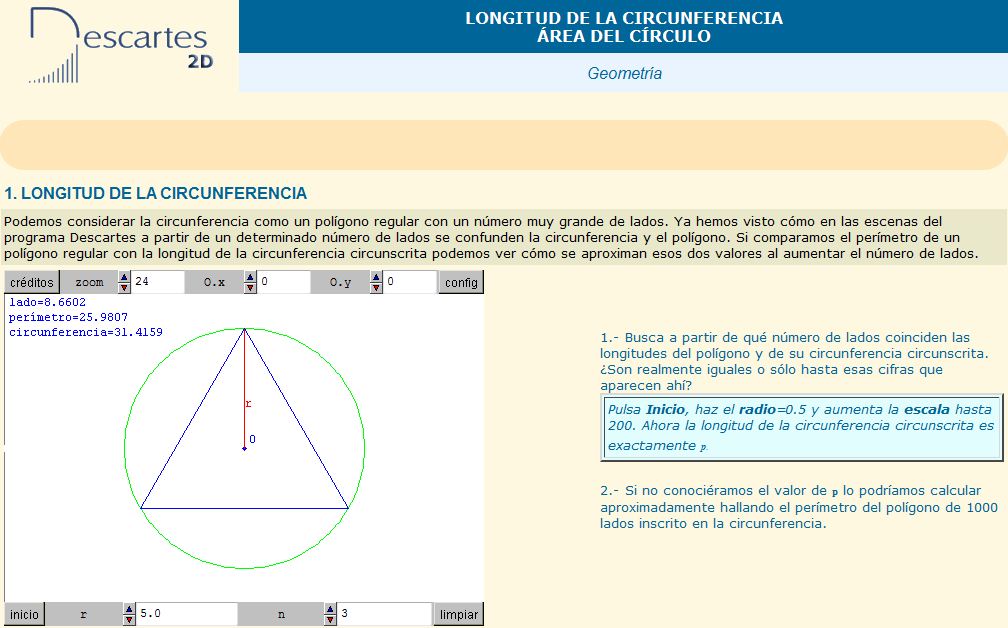 Longitud de la circunferencia | Recurso educativo 37196