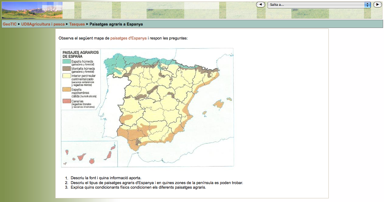 Paisatges agraris a Espanya | Recurso educativo 42444