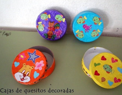 Cajas de Quesitos Decoradas | Recurso educativo 43478