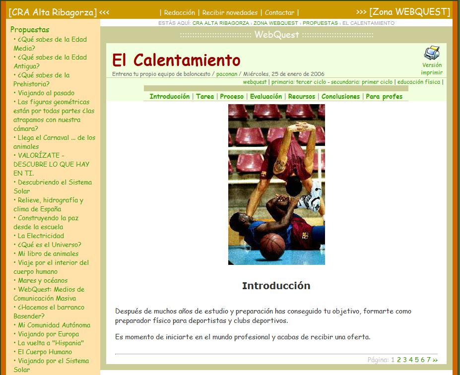 El Calentamiento II | Recurso educativo 43923