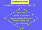 Diamond poems | Recurso educativo 46392