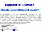 Equatorial Climate | Recurso educativo 46765