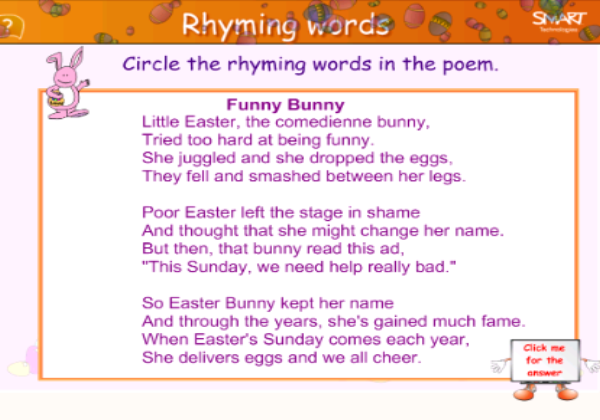 Easter poems | Recurso educativo 46785