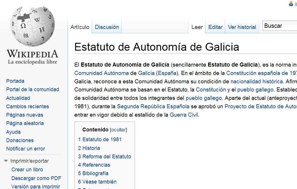 Estatuto de Autonomía de Galicia | Recurso educativo 49029