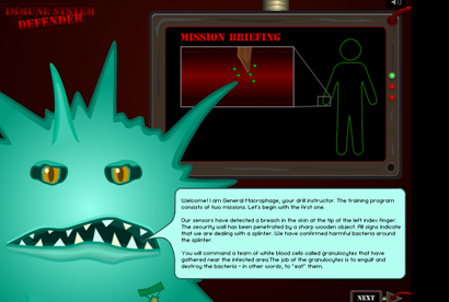 Game: Immune system | Recurso educativo 49492