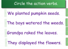 Action and linking verbs | Recurso educativo 50256