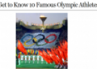 Webquest: 10 famous olympic athletes | Recurso educativo 51631
