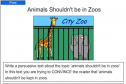 Animals shouldn't be in zoos | Recurso educativo 54566