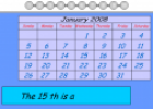 Reading a calendar | Recurso educativo 54856