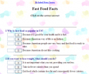 Fast food facts | Recurso educativo 58934