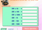 Interactiu: multiplicar y dividir por 10, 100 y 1000. | Recurso educativo 12038