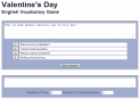 Valentine's Day (vocabulary game) | Recurso educativo 19703