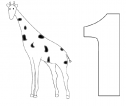 Ficha Matemáticas: Una jirafa | Recurso educativo 24339