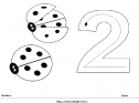 Ficha Matemáticas: Dos mariquitas | Recurso educativo 24340