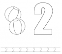 Ficha Matemáticas: Dos pelotas | Recurso educativo 24342