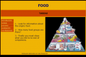 Webquest: Food groups | Recurso educativo 9440