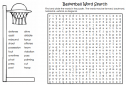 Basketball wordsearch | Recurso educativo 77462