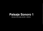 Paisaje Sonoro 1 | Recurso educativo 107654