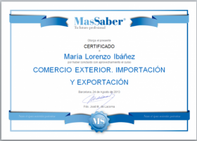 Curso de Comercio exterior. Importación y Exportación | MasSaber | Recurso educativo 114100