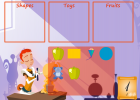 Aprende inglés jugando. Coloca cada cosa en su sitio,juego para niños de 4/5 años : 07 | Recurso educativo 405571