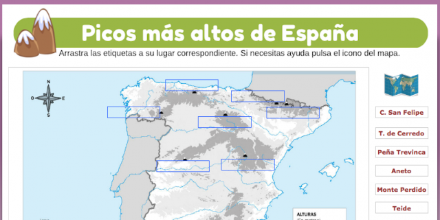 Picos más altos de España | Recurso educativo 675587