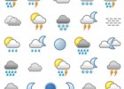Lamina: símbols meteorològics. | Recurso educativo 679811