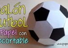 Plantilla Icosaedro truncado (balón de fútbol) pdf | Recurso educativo 723821