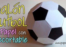 Plantilla Icosaedro Truncado: Balón de fútbol de papel | Recurso educativo 723823