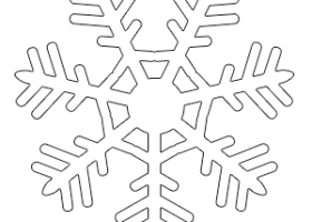 Copos de nieve para colorear | Recurso educativo 723825