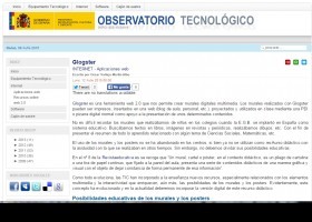 Glogster. Observatori Tecnològic | Recurso educativo 729880