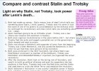 Comparasió Stalin i Trotsky | Recurso educativo 732113