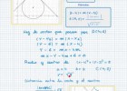 Ecuaciones de las tangentes a una circunferencia a partir de un punto exterior | Recurso educativo 767146