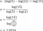 Ecuaciones exponenciales resueltas (con logaritmos) | Recurso educativo 767728