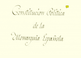 Constitución de 1812 escrita a mano | Recurso educativo 776141