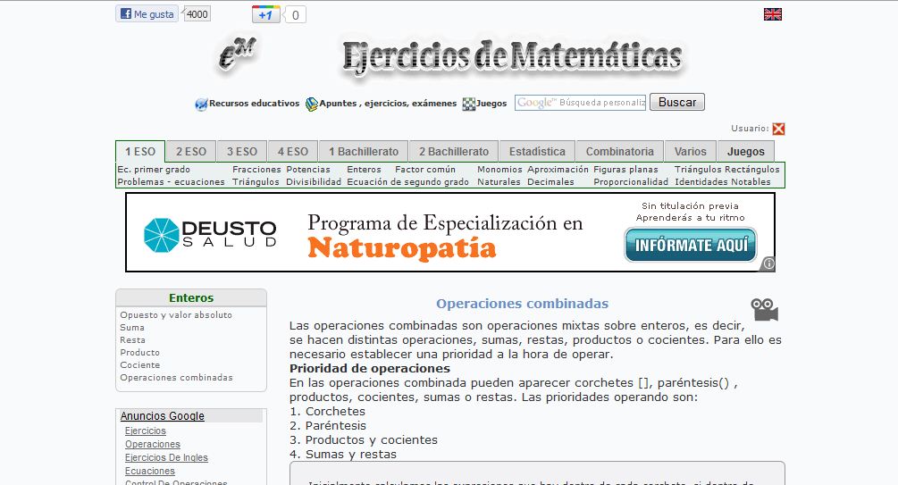 Prioridad de las operaciones | Recurso educativo 36642