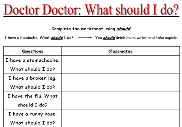 What should I do? | Recurso educativo 39933