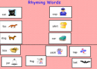 Rhyming words | Recurso educativo 45098
