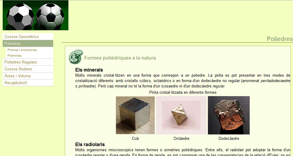 Poliedres a la natura | Recurso educativo 45823