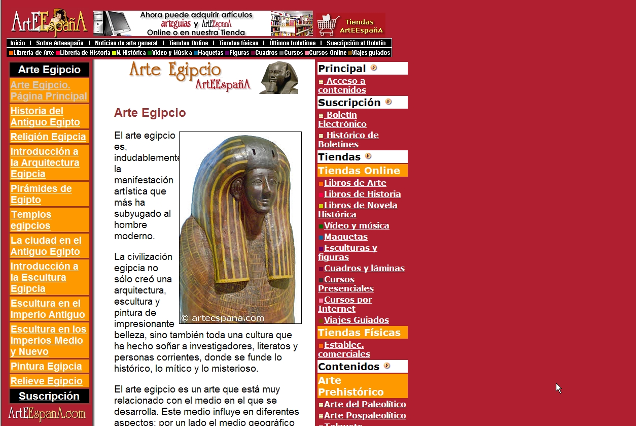 El arte egipcio y sus peculiaridades | Recurso educativo 47260
