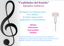 Cualidades del sonido | Recurso educativo 68684