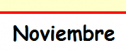 Calendario de actividades: noviembre | Recurso educativo 70794