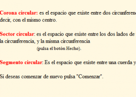 Figuras  asociadas a la circunferencia y al círculo | Recurso educativo 742168