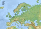 Physical map of Europe | Recurso educativo 776598
